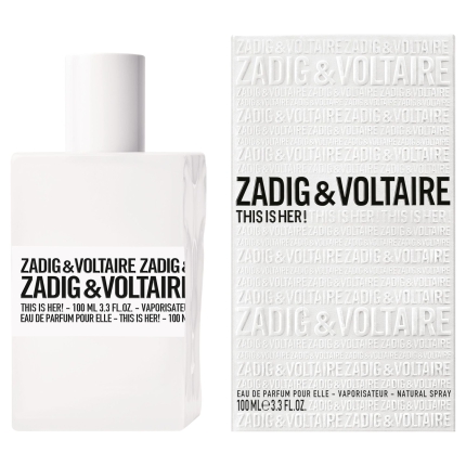 Zadig & Voltaire This is Her eau de parfum pour elle 100ml ( scatolato)